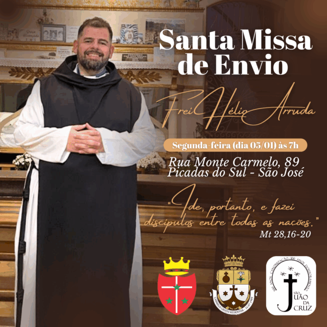 Instagram post para igreja religioso marrom