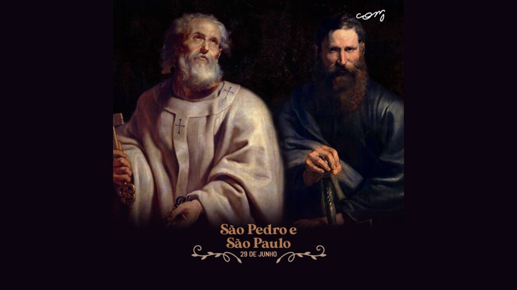 São Pedro e São Paulo, as duas colunas da Igreja