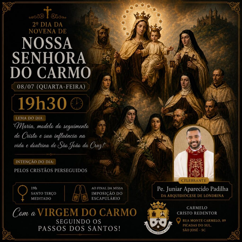 🌹 2ª Noite da Novena de Nossa Senhora do Carmo